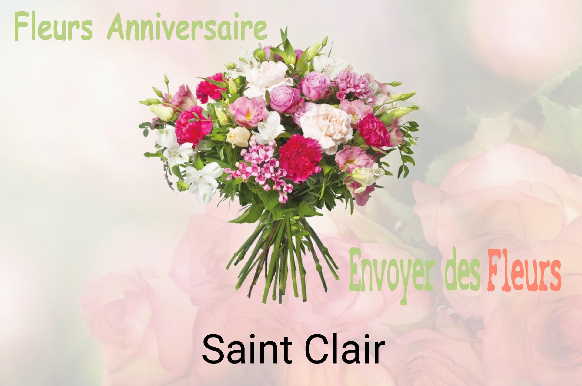 Bouquet de fleurs d’anniversaire livré à Saint-Clair